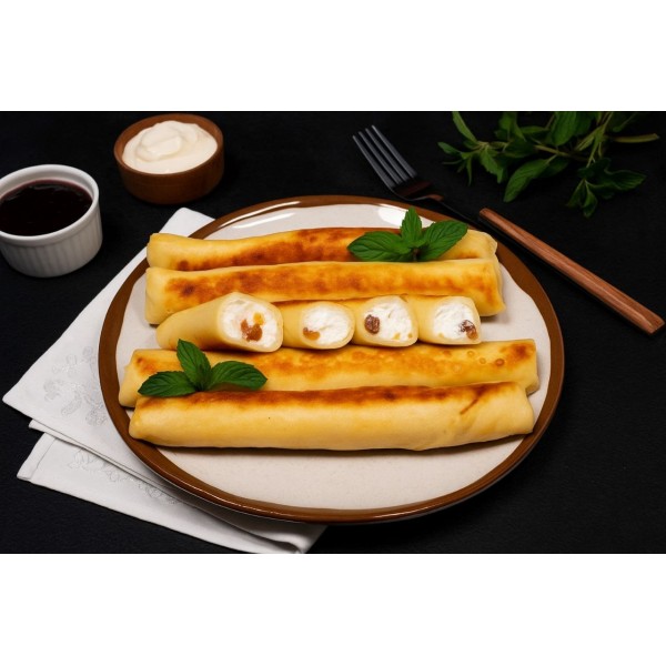 Naleśniki z serem na słodko i  rodzynkami 500g