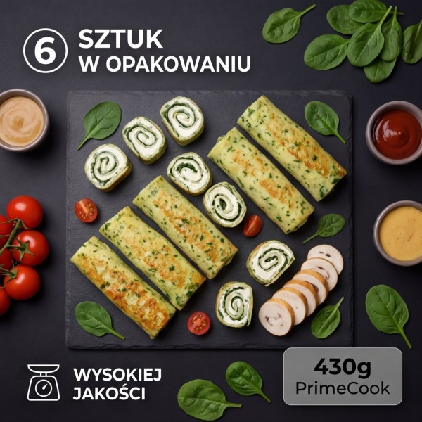 Naleśniki ze szpinakiem i serkiem śmietankowym 430g