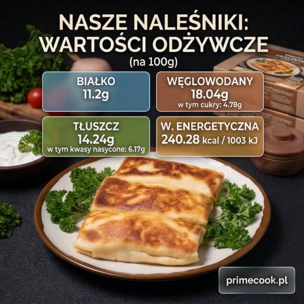 Naleśniki z kurczakiem i serem 540g