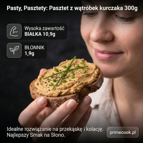 Pasztet z wątróbek kurczaka 300g