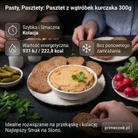 Pasztet z wątróbek kurczaka 300g
