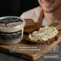 Słonina mielona z czosnkiem i ziołami 300g