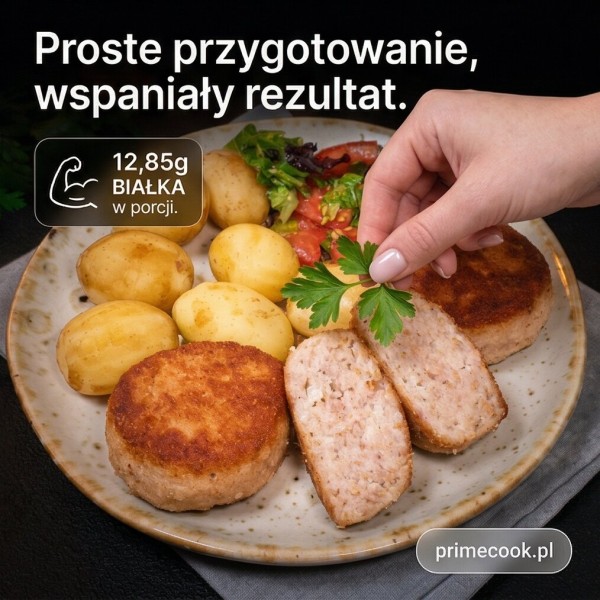 Kotlety z kurczaka i wieprzowiny 480g