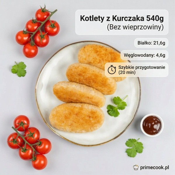Kotlety z kurczaka 540g
