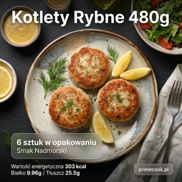 Kotlety rybne 480g