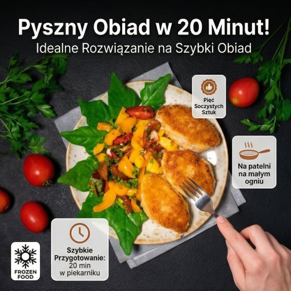 Kotlety z indyka 540g