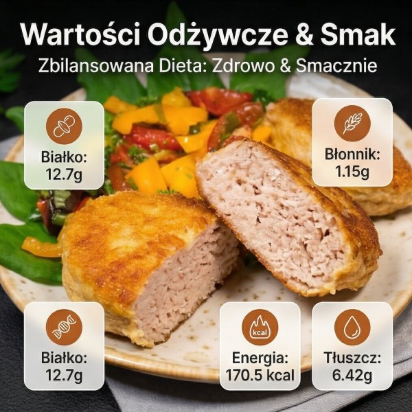 Kotlety z indyka 540g