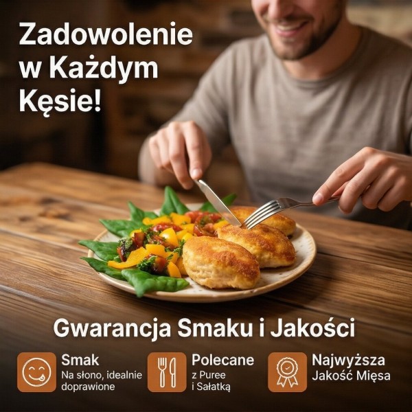 Kotlety z indyka 540g
