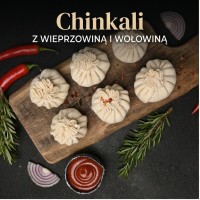 Chinkali z wieprzowiną i wołowiną 600g