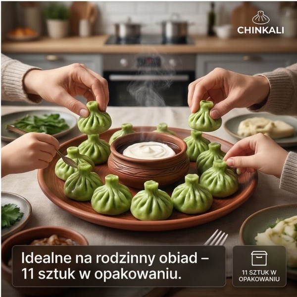 Chinkali ze szpinakiem i bryndzą 600g