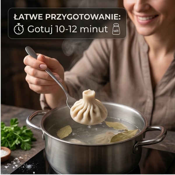 Gruzińskie chinkali z wołowiną 600g