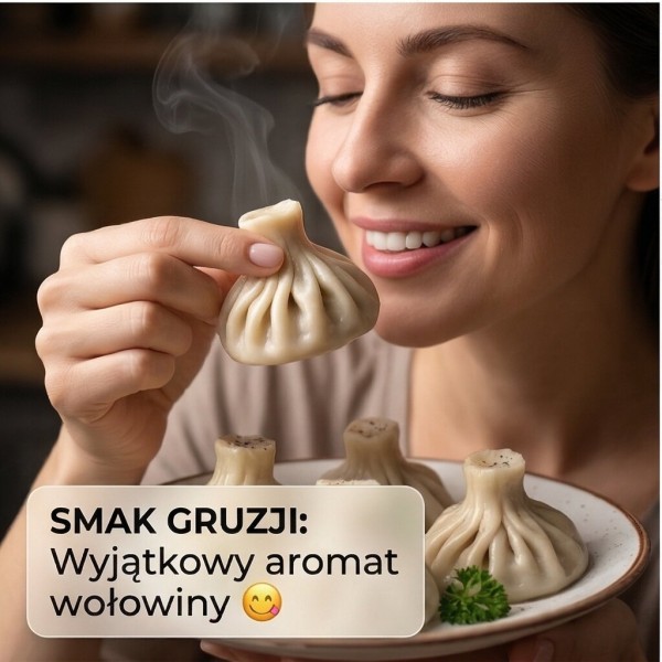 Gruzińskie chinkali z wołowiną 600g