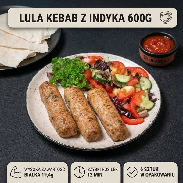 Lula kebab z indyka 600g