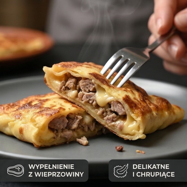 Trójkąciki naleśnikowe z wieprzowiną 500g