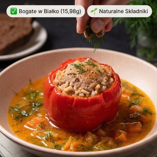 Перці, фаршировані м'ясом 600 г