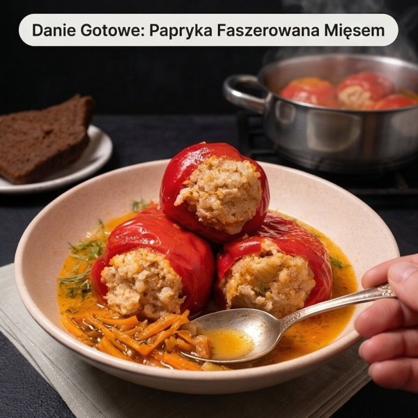 Перці, фаршировані м'ясом 600 г