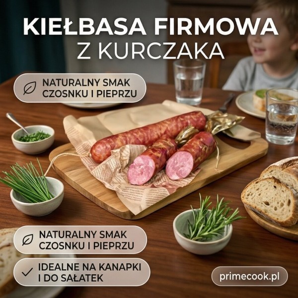 Kiełbasa firmowa z kurczaka 