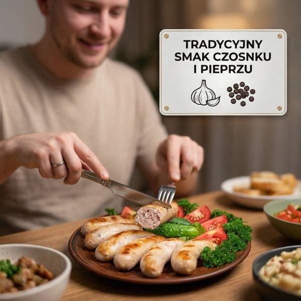 Ковбаса куряча з індичкою 1кг