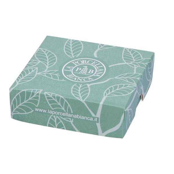 LA PORCELLANA BIANCA ADORATO Тарілка квадратна 10 см, візерунок D