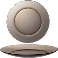 Тарілка Duralex LYS SEPIA коричневого кольору 235 x 20 мм - набір з 6 штук