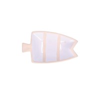 RITUALI DOMESTICI PELAGICOILLOGICO Тарілка біла риба 23 x 14 x 4,5 см