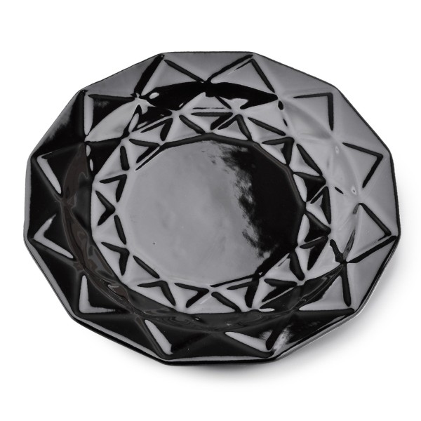 Тарілка для обіду ADEL BLACK 24 см