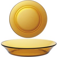 Тарілка глибока Duralex LYS AMBER помаранчева 195 x 35 мм - набір з 6 штук