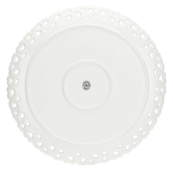 Talerz do ciasta La Porcellana Bianca VALENTINO (34 cm)