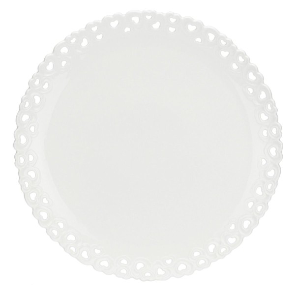 Talerz do ciasta La Porcellana Bianca VALENTINO (34 cm)