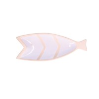 RITUALI DOMESTICI PELAGICOILLOGICO Тарілка біла риба 30,5 x 12,5 x 3 см