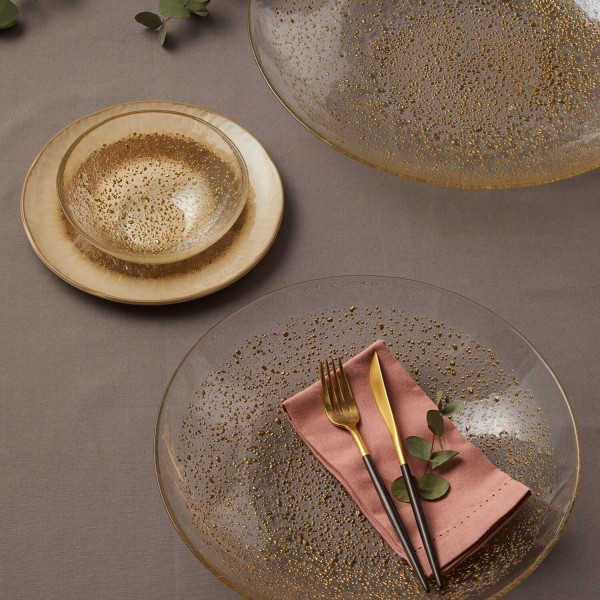 Плоска тарілка 23 см піщана 6 шт. MATERA