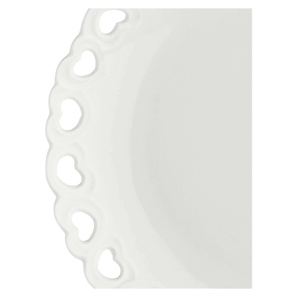 LA PORCELLANA BIANCA VALENTINO Декорована тарілка 10см