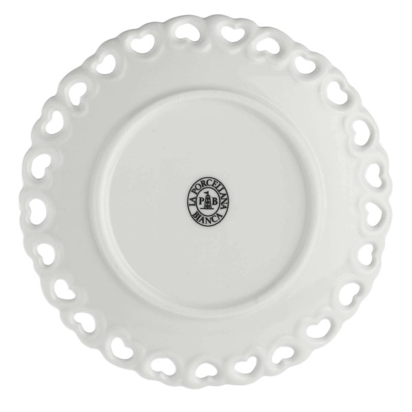 LA PORCELLANA BIANCA VALENTINO Декорована тарілка 10см