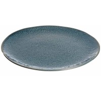 Тарілка плоска 27 см синя 6 шт. MATERA