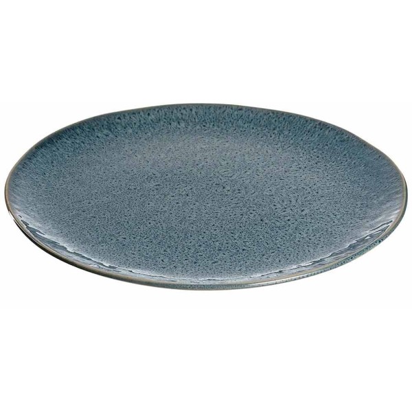 Тарілка плоска 27 см синя 6 шт. MATERA