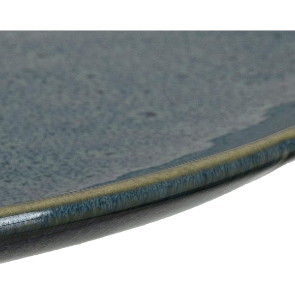 Тарілка плоска 27 см синя 6 шт. MATERA