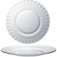 Прозора тарілка Duralex PICARDIE 230 x 20 мм - набір з 6 штук