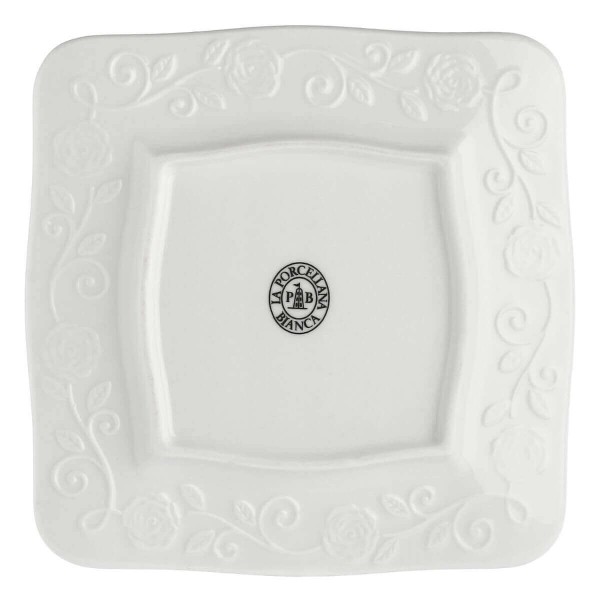 LA PORCELLANA BIANCA FLORENTINA Тарілка квадратна 15см