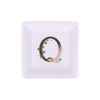 Talerzyk kwadratowy La Porcellana Bianca ADORATO (10 cm)