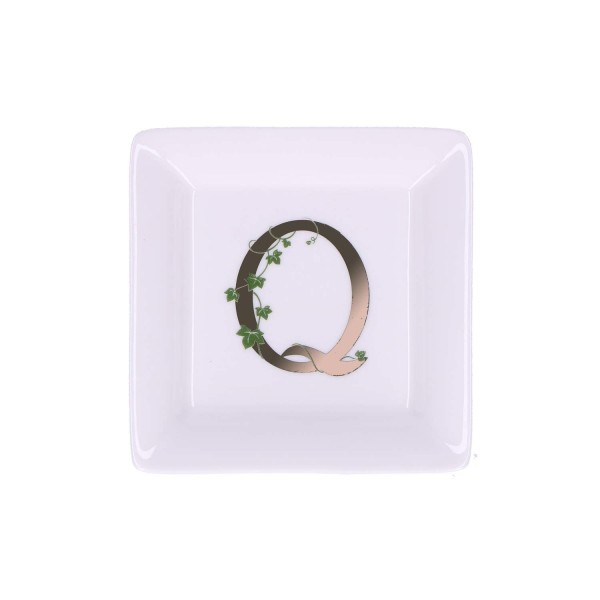 Talerzyk kwadratowy La Porcellana Bianca ADORATO (10 cm)