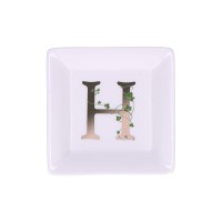 LA PORCELLANA BIANCA ADORATO Тарілка квадратна 10 см, візерунок H