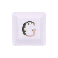 LA PORCELLANA BIANCA ADORATO Тарілка квадратна 10 см, візерунок G