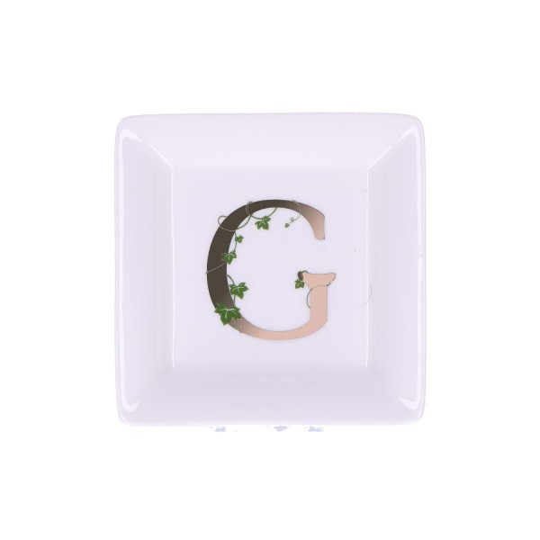 Talerzyk kwadratowy La Porcellana Bianca ADORATO (10 cm)