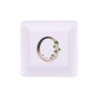 Talerzyk kwadratowy La Porcellana Bianca ADORATO (10 cm)