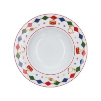 Talerz do zupy Rose&Tulipani THE CHRISTMAS BAND (24 cm)