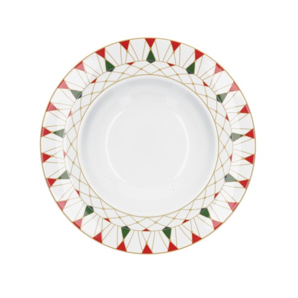 Talerz do zupy Rose&Tulipani XMAS CAROUSEL (24 cm)
