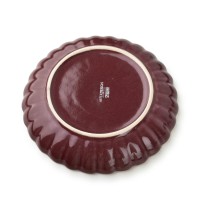 EVIE BURGUNDY Talerz deserowy 20,5x3cm