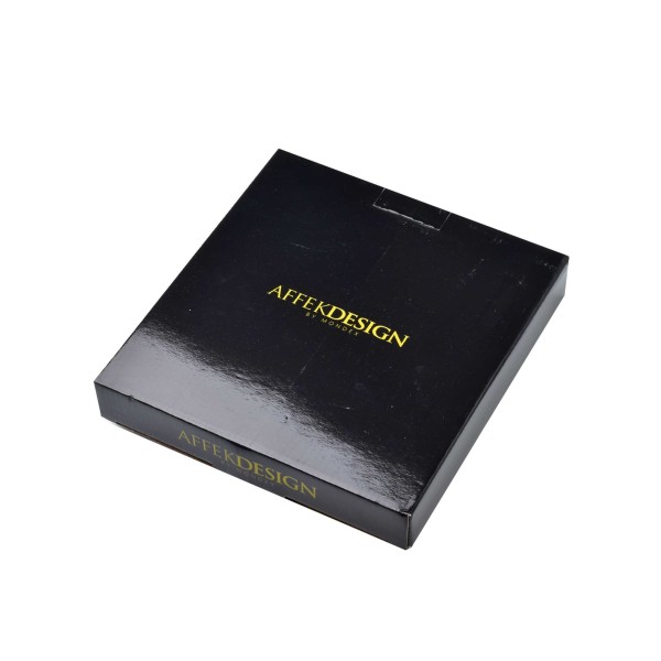 Komplet talerzy deserowych Affekdesign RALPH BLACK (2 szt.)