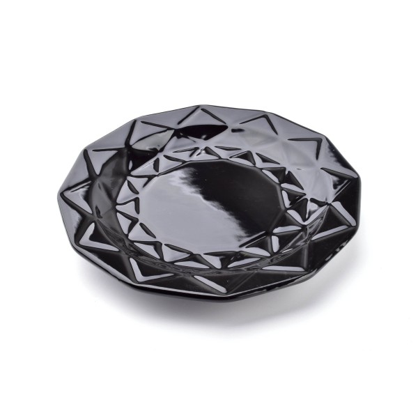 Talerz deserowy Affekdesign ADEL BLACK (19,5 cm)