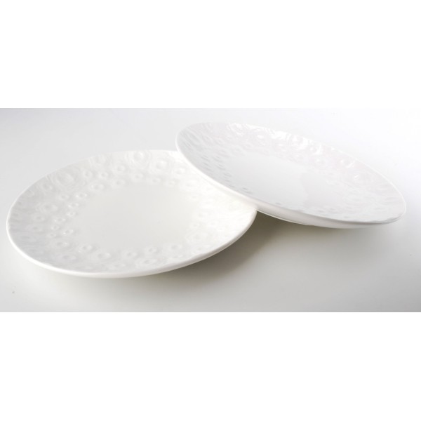 Komplet talerzy deserowych Affekdesign ROSE2 (2 szt., 21 cm)